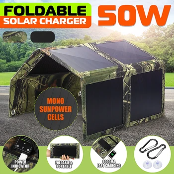 Newest LEORY 25W 5V Foldable Solar Panel Charger Solar Power Bank Dual USB Camouflage Backpack Camping Hiking
Newest LEORY 25W 5V Foldable Solar Panel Charger Solar Power Bank Dual USB Camouflage Backpack Camping Hiking