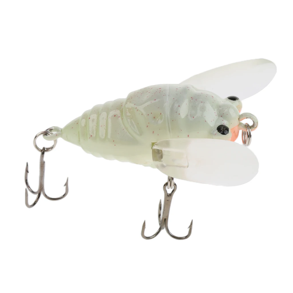 Winged Cicada Topwater Popper Crawler Freshwater Lures Bass Cod Fishing Lure Winged Cicada Topwater Popper Crawler Freshwater Lures Bass Cod Fishing Lure