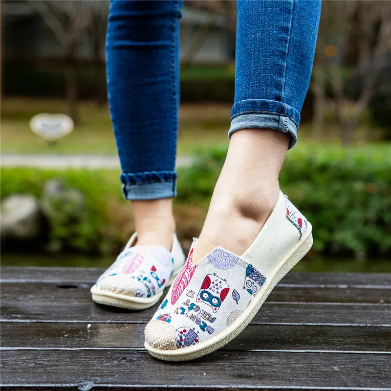 Spring Summer New Style WOMEN'S Casual Shoes Fashion Korean-style Slip-on Trend STUDENT'S Shoes Driving Useful Product Flat Top