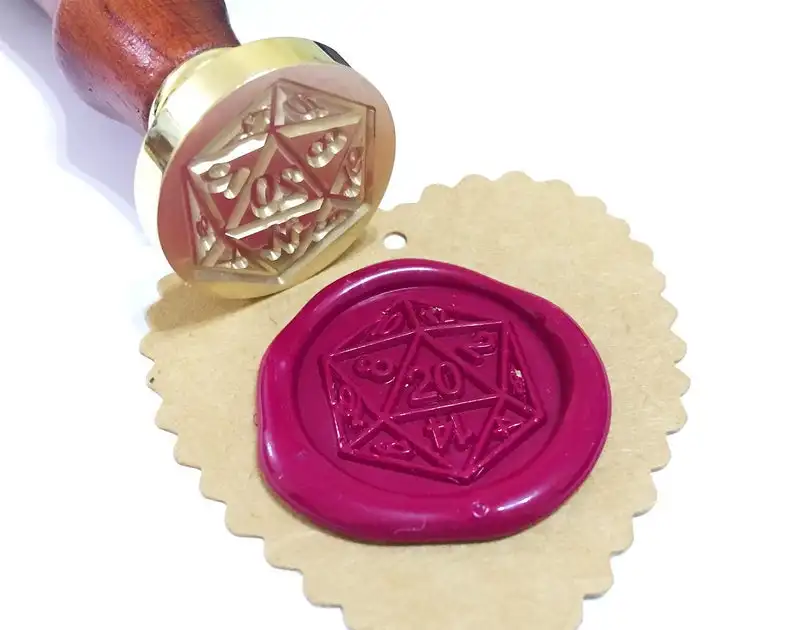 D20 Gamer Dice Wax Seal Stamp / Critical Role / Pansexual / Genderfluid / Envelop Seal / Letter Seal / Starter Kit / Wax Stick B
D20 Gamer Dice Wax Seal Stamp / Critical Role / Pansexual / Genderfluid / Envelop Seal / Letter Seal / Starter Kit / Wax Stick B