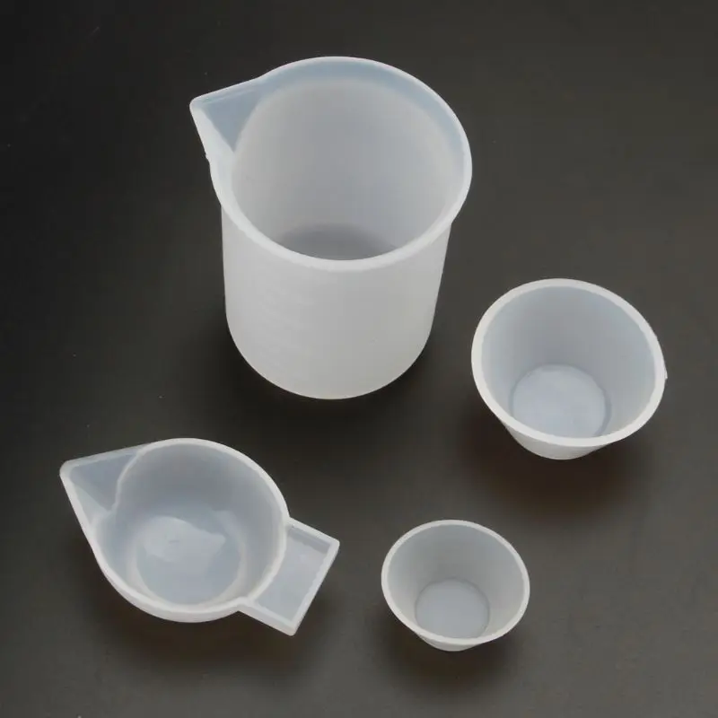 4Pcs Silicone Mixing Cups Measuring Cups 100ml 10ml DIY Resin Jewelry Tools Kit B95F
4Pcs Silicone Mixing Cups Measuring Cups 100ml 10ml DIY Resin Jewelry Tools Kit B95F