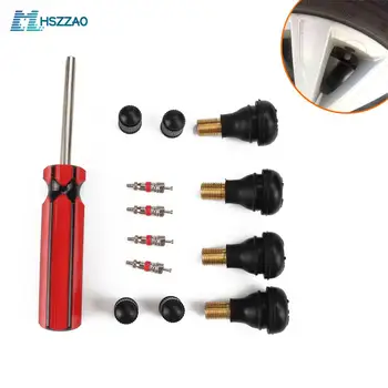 High-end valve core installation tool + valve core + TR412 - For: car, truck with tubeless tire set
High-end valve core installation tool + valve core + TR412 - For: car, truck with tubeless tire set