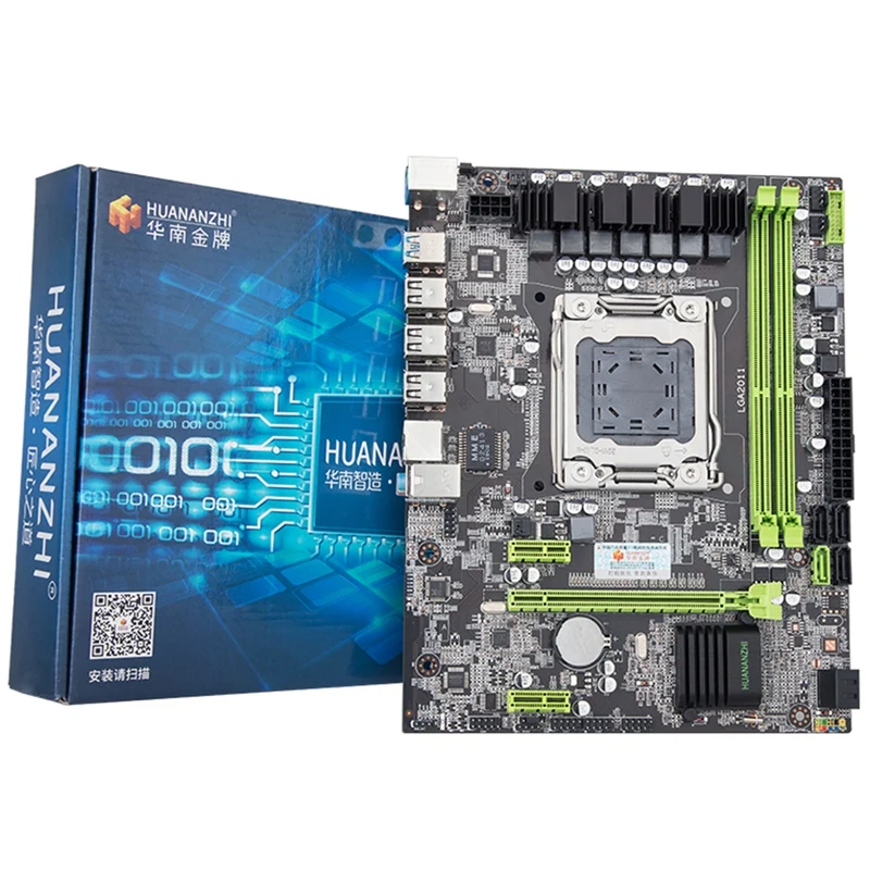HUANANZHI X79-6M Motherboard LGA 2011 USB3.0 SATA3 Support REG ECC Memory and Xeon E5 Processor
HUANANZHI X79-6M Motherboard LGA 2011 USB3.0 SATA3 Support REG ECC Memory and Xeon E5 Processor