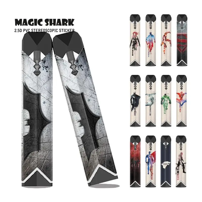 Magic Shark DC Marvel Super Man Batman Skull Captian American Hulk Case Cover Sticker Film for OVNS SABER 028-042
Magic Shark DC Marvel Super Man Batman Skull Captian American Hulk Case Cover Sticker Film for OVNS SABER 028-042
