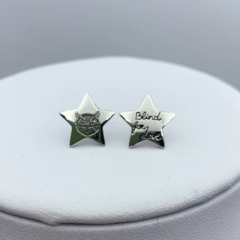 

1:1 S925 sterling silver earrings, romantic and charming five-pointed stars, anti-allergic earrings, jewelry gifts for ladies