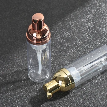 1 Pcs 50ml Plastic Foam Pump Bottle Empty Face Eyelash Cosmetic Cleaner Bottle Soap Dispenser Foam Bottle Rose Gold Foam 
1 Pcs 50ml Plastic Foam Pump Bottle Empty Face Eyelash Cosmetic Cleaner Bottle Soap Dispenser Foam Bottle Rose Gold Foam