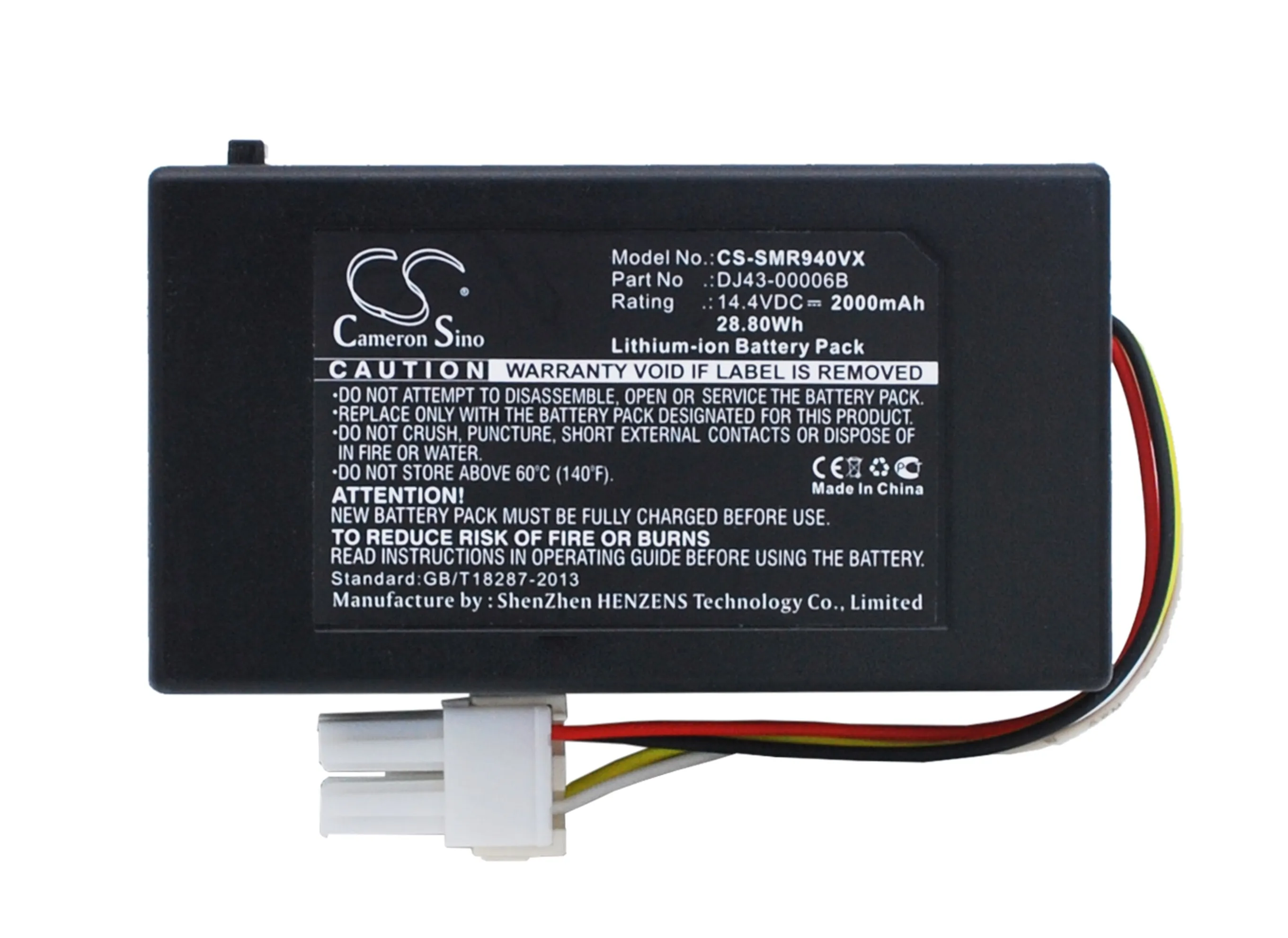 Cameron Sino Battery For Samsung Navibot Pop-Out Navibot SR10F71UB NaviBot SR8940 NaviBot SR8950 NaviBot SR8980
Cameron Sino Battery For Samsung Navibot Pop-Out Navibot SR10F71UB NaviBot SR8940 NaviBot SR8950 NaviBot SR8980