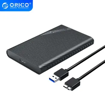 

ORICO SATA to USB 3.0 Adapter External Hard Disk Case SSD HDD Enclosure 5Gbps Tool-free for 9.5mm 7mm 2.5" SATA HDD SSD