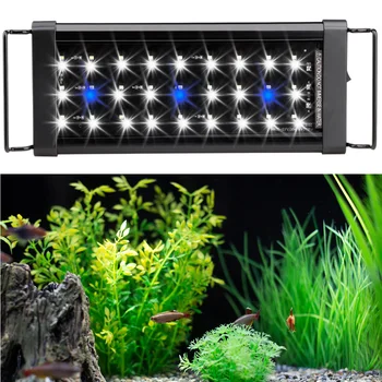 Aquarium LED Lighting 45/60/90cm Fish Tank Light Lamp With Extendable Brackets White And Blue LEDs Fits for Aquarium
Aquarium LED Lighting 45/60/90cm Fish Tank Light Lamp With Extendable Brackets White And Blue LEDs Fits for Aquarium