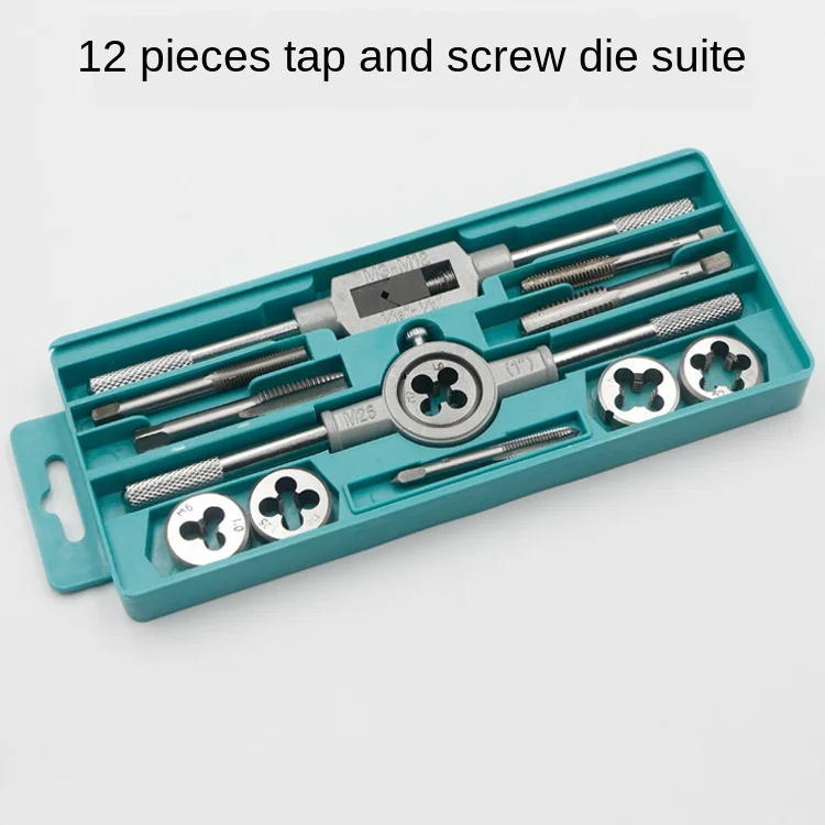 Hand Tools M3-M12 Tap Die Set Screw Thread Metric Taps Wrench Dies Diy Kit Wrench Screw Threading 12pcs
Hand Tools M3-M12 Tap Die Set Screw Thread Metric Taps Wrench Dies Diy Kit Wrench Screw Threading 12pcs
