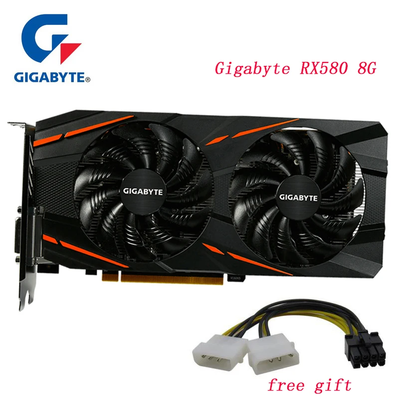 Gigabyte graphics card Radeon RX580 8G AMD PC Graphic card rx 580 Powered 256 Bit 8GB by Radeon Intuitive AORUS Graphics Engine
Gigabyte graphics card Radeon RX580 8G AMD PC Graphic card rx 580 Powered 256 Bit 8GB by Radeon Intuitive AORUS Graphics Engine