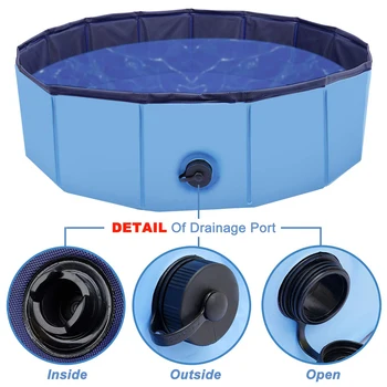Pet Swimming Pool Foldable Dog Swimming Pool PVC Reusable Pet Washing Bathing Pool Collapsible Outdoor Bathtub for Dog Accessory
Pet Swimming Pool Foldable Dog Swimming Pool PVC Reusable Pet Washing Bathing Pool Collapsible Outdoor Bathtub for Dog Accessory
