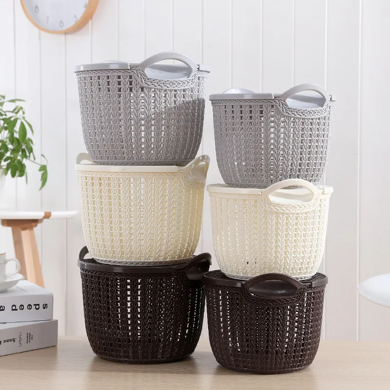 Storage Basket Imitation Rattan Plastic Basket Snacks Fruit Storage Basket Hollow out Desktop Multi-functional Organizing Storag
Storage Basket Imitation Rattan Plastic Basket Snacks Fruit Storage Basket Hollow out Desktop Multi-functional Organizing Storag