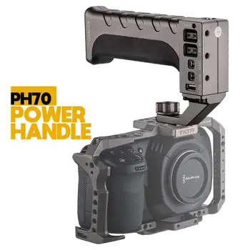 SOONWELL 70Wh Rechargeable Battery Pack Handle with D-TAP,DC and USB Output Quick Release Handle Top Handle Side Handle for BMPC
SOONWELL 70Wh Rechargeable Battery Pack Handle with D-TAP,DC and USB Output Quick Release Handle Top Handle Side Handle for BMPC