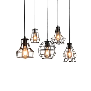 Pendant Lights Vintage Pendant Lamp Iron Cage Industrial LED Or Edison Bulb Hanglamp For Living Room Bar Suspension Luminaire
Pendant Lights Vintage Pendant Lamp Iron Cage Industrial LED Or Edison Bulb Hanglamp For Living Room Bar Suspension Luminaire