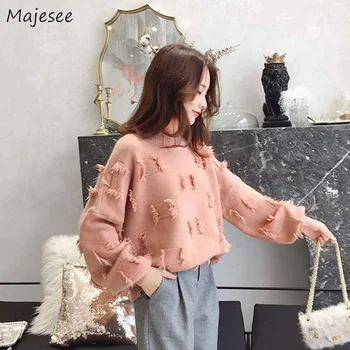 Sweater Women Plus Size Harajuku Pullovers Casual Solid Simple Pink Clothing Womens Sweaters Kawaii Winter Clothes Korean Top
Sweater Women Plus Size Harajuku Pullovers Casual Solid Simple Pink Clothing Womens Sweaters Kawaii Winter Clothes Korean Top