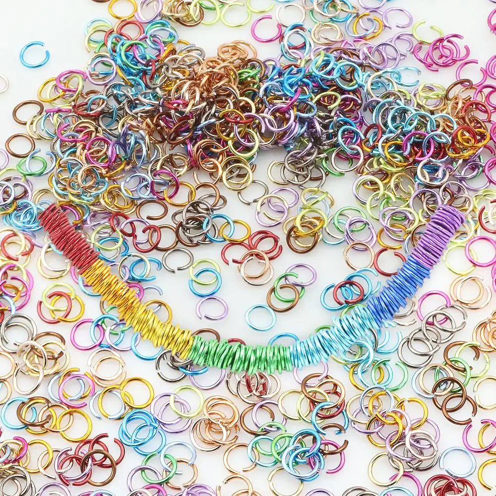 ZHUBI 300pcs/bag 6mm Gold Silver Rhodium Metal Jump Ring Open Single Loops Split Rings Supplies For DIY Jewelry Handmade Accesso
ZHUBI 300pcs/bag 6mm Gold Silver Rhodium Metal Jump Ring Open Single Loops Split Rings Supplies For DIY Jewelry Handmade Accesso