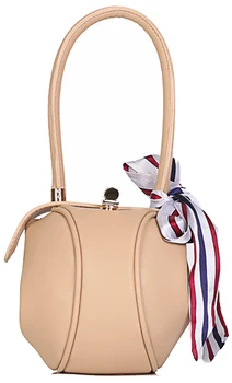 QZUnique PU Leather Handbag with Silk Scarve Decoration Women Shoulder Bag Fashion Lantern Shape Hand Bag White
QZUnique PU Leather Handbag with Silk Scarve Decoration Women Shoulder Bag Fashion Lantern Shape Hand Bag White