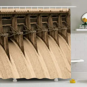 Shower Curtain Set with Hooks 72x78 Sky Table Color Snow Power Infrastructure Rock Dam Branson Missouri Industrial Concrete
Shower Curtain Set with Hooks 72x78 Sky Table Color Snow Power Infrastructure Rock Dam Branson Missouri Industrial Concrete