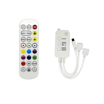 New Colorful IR 24 key RGB Lamp with Controller Dimming and Color Changing Music Controller Accessory
New Colorful IR 24 key RGB Lamp with Controller Dimming and Color Changing Music Controller Accessory