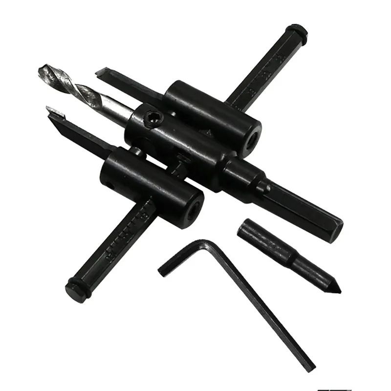 1 pc Wood Circle Hole Saw Drill Bit Set Hope Opener 30-120mm Adjustable Aircraft Type Cutter Cordless Woodworking Tools
1 pc Wood Circle Hole Saw Drill Bit Set Hope Opener 30-120mm Adjustable Aircraft Type Cutter Cordless Woodworking Tools