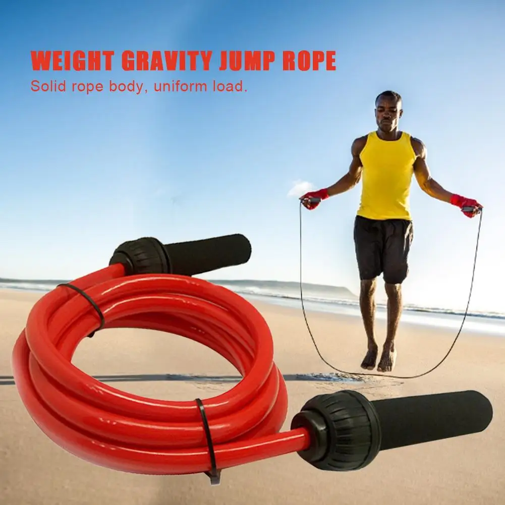 Fitness Equipment Explosive weight-bearing bold and heavy sport jump rope Fitness exercise adjustable skipping
Fitness Equipment Explosive weight-bearing bold and heavy sport jump rope Fitness exercise adjustable skipping
