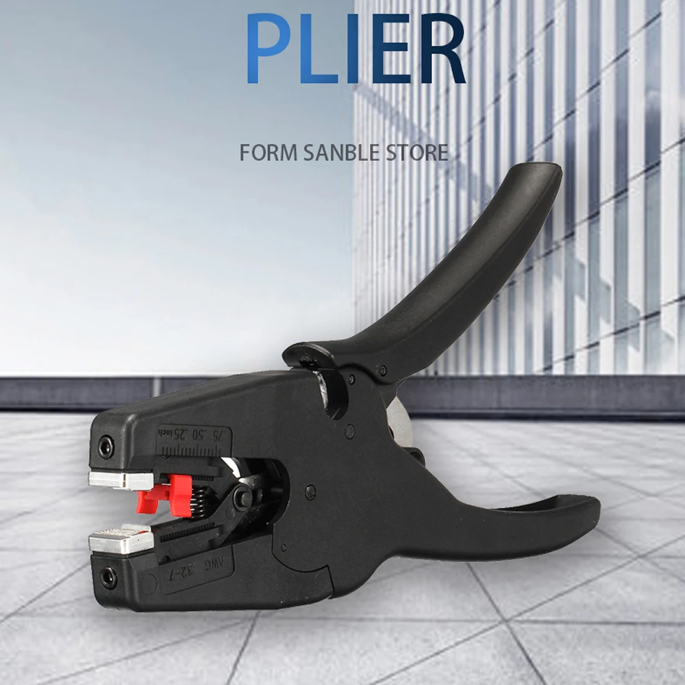 Automatic Electrical Wire Cable Stripper Stripping Plier Terminal Crimper Hand Tool Cable Cutter Black Crimper
Automatic Electrical Wire Cable Stripper Stripping Plier Terminal Crimper Hand Tool Cable Cutter Black Crimper