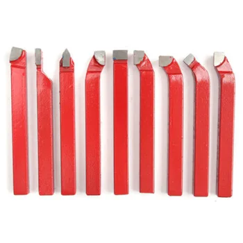 11 Pcs Set 8MM Carbide Tip Tipped Cutter Tool Bit Cutting For Metal CNC Lathe Tools Parts Welding Turning Tool Holder
11 Pcs Set 8MM Carbide Tip Tipped Cutter Tool Bit Cutting For Metal CNC Lathe Tools Parts Welding Turning Tool Holder