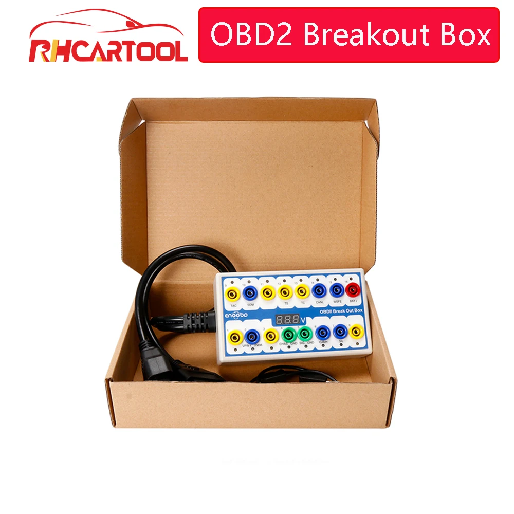 Super OBDII OBD2 Breakout Box Car OBD 2 Break Out Box Car Protocol Detector Auto Can Test Box Automotive Connector Car-detector
Super OBDII OBD2 Breakout Box Car OBD 2 Break Out Box Car Protocol Detector Auto Can Test Box Automotive Connector Car-detector
