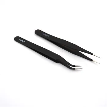 2Pc Straight Curved Tweezer black Nail Sticker Rhinestone Picker Eye Makeup Nail Art Tool 
2Pc Straight Curved Tweezer black Nail Sticker Rhinestone Picker Eye Makeup Nail Art Tool