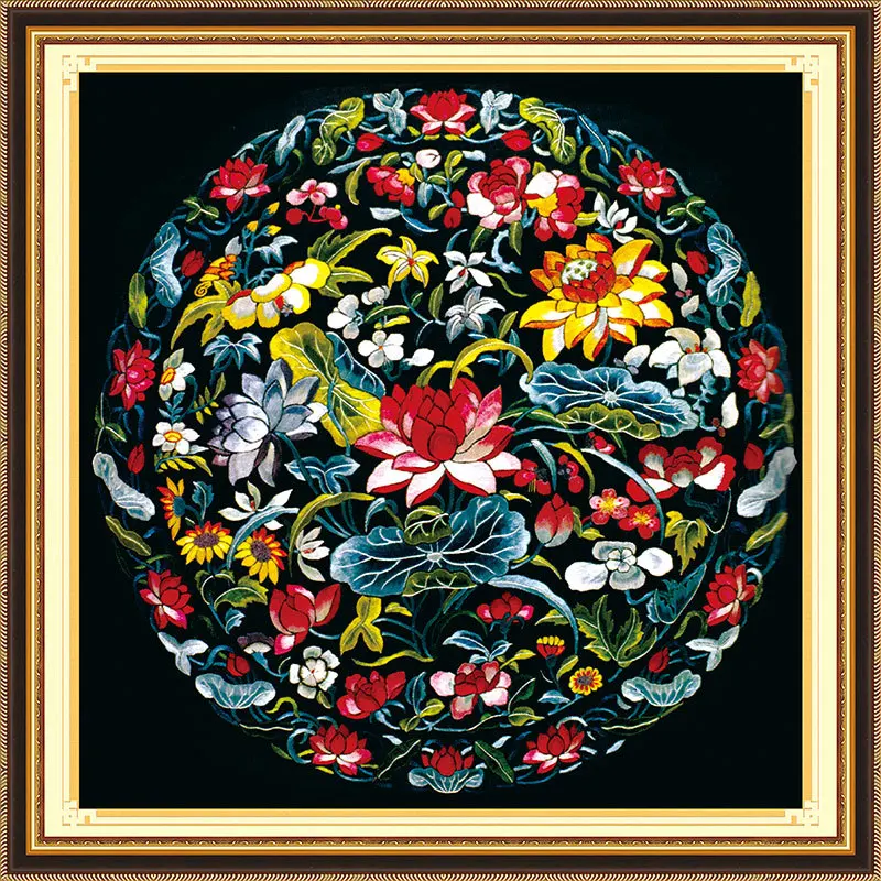 Handmade Needlework,DMC DIY cross-stitch,Full embroidery kits,Lotus Patterns Chinese Totem (1) Cross Stitch Printed on Canvas
Handmade Needlework,DMC DIY cross-stitch,Full embroidery kits,Lotus Patterns Chinese Totem (1) Cross Stitch Printed on Canvas
