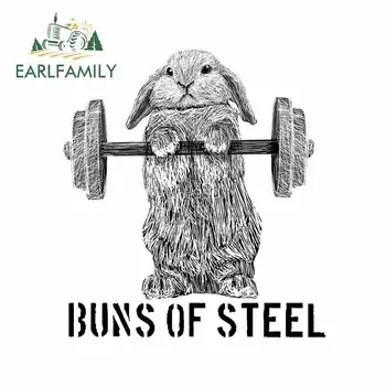EARLFAMILY 13cm x 11.5cm for Buns of Steel Sketch Rabbit Weightlifting Personality Trunk Decal Motorcycle Windows Car Stickers
EARLFAMILY 13cm x 11.5cm for Buns of Steel Sketch Rabbit Weightlifting Personality Trunk Decal Motorcycle Windows Car Stickers