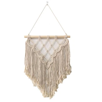 Boho Decor Macrame Wall Hanging Tapestry Cotton Rope Woven Handmade Tapestry Bedroom Decoration
Boho Decor Macrame Wall Hanging Tapestry Cotton Rope Woven Handmade Tapestry Bedroom Decoration