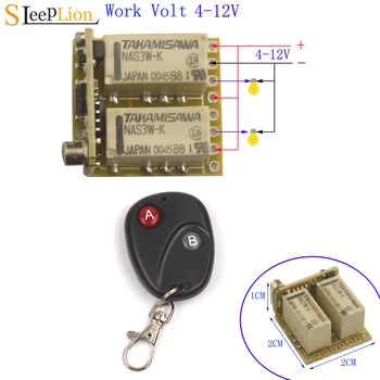 Micro 4V 9V 12V RF 2CH Wireless Control Switch Transmitter Receiver Module 4V-12V 315/433Mhz Receiver Wireless Remote Control
Micro 4V 9V 12V RF 2CH Wireless Control Switch Transmitter Receiver Module 4V-12V 315/433Mhz Receiver Wireless Remote Control