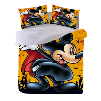 Cartoon Minnie Mickey Mouse Polyeste Bedding Set Duvet Cover Pillowcases Bedlinen Comforter Cover for Children Halloween Gift
Cartoon Minnie Mickey Mouse Polyeste Bedding Set Duvet Cover Pillowcases Bedlinen Comforter Cover for Children Halloween Gift