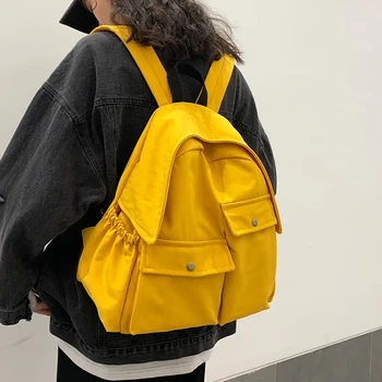 2020 NEW Original Design Fashion College Student Pure Color Backpack & Nylon Material Width 35.5cm Height 37cm Thickness 16cm
2020 NEW Original Design Fashion College Student Pure Color Backpack & Nylon Material Width 35.5cm Height 37cm Thickness 16cm