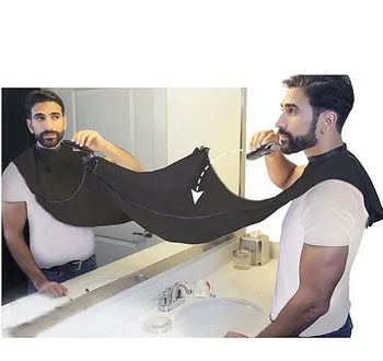 Pongee Beard Shave Apron Bib Trimmer Razor Holder Rack Hair Shave Apron Shaving Shaver Holder Bathroom Organizer Gift for Man 
Pongee Beard Shave Apron Bib Trimmer Razor Holder Rack Hair Shave Apron Shaving Shaver Holder Bathroom Organizer Gift for Man