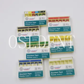 200Pcs/Pack #15-#40 7 Style Optional Dental Gutta Percha Absorbent Paper Points Sterile Endodontics Fiber Tips
200Pcs/Pack #15-#40 7 Style Optional Dental Gutta Percha Absorbent Paper Points Sterile Endodontics Fiber Tips