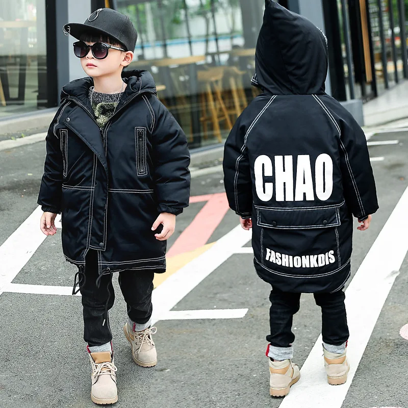 BOY'S Quilted Cotton Coat 2019 Winter New Style BOY'S Thick Coat Big Boy Mid-length Cotton-padded Jacket Children down Jacket Co 
BOY'S Quilted Cotton Coat 2019 Winter New Style BOY'S Thick Coat Big Boy Mid-length Cotton-padded Jacket Children down Jacket Co