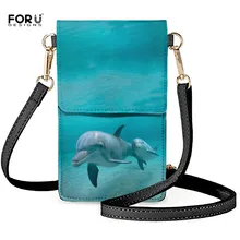 Small Crossbody Bags for Women Blue Dolphin Print Leather Purse Touch Screen Mobile Phone Pouch with Adjustable Shoulder Strap
Small Crossbody Bags for Women Blue Dolphin Print Leather Purse Touch Screen Mobile Phone Pouch with Adjustable Shoulder Strap