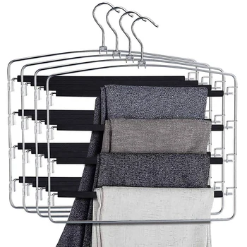 Multi Pant Hanger Slacks Hangers Space Saving Non Slip Multi Layers Swing Arm Space Saver Storage Pant Slack Hangers for Pants J
Multi Pant Hanger Slacks Hangers Space Saving Non Slip Multi Layers Swing Arm Space Saver Storage Pant Slack Hangers for Pants J