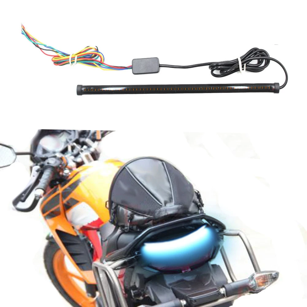 Motorcycle Sequential Switchback Flowing LED Tail Brake Turn Signal Strip Lights Motorcycle LED Light Strip
Motorcycle Sequential Switchback Flowing LED Tail Brake Turn Signal Strip Lights Motorcycle LED Light Strip