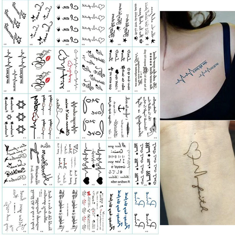 Temporary Tattoo Sticker Waterproof Moisture-proof Applique Fake Tattoo Letter Butterfly Flower Pattern 3D Tattoo Sticker
Temporary Tattoo Sticker Waterproof Moisture-proof Applique Fake Tattoo Letter Butterfly Flower Pattern 3D Tattoo Sticker