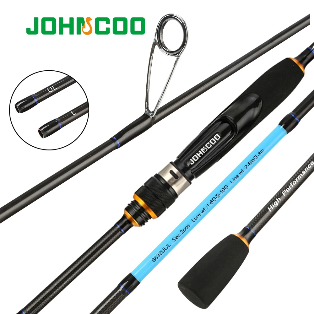 JOHNCOO VIVID UL/L L/ML Spinning Rod Solid Tip 2.1m 1.92m Trout Rod Fast Action Carbon Rod for Light Jigging Fishing Rod Perch
JOHNCOO VIVID UL/L L/ML Spinning Rod Solid Tip 2.1m 1.92m Trout Rod Fast Action Carbon Rod for Light Jigging Fishing Rod Perch