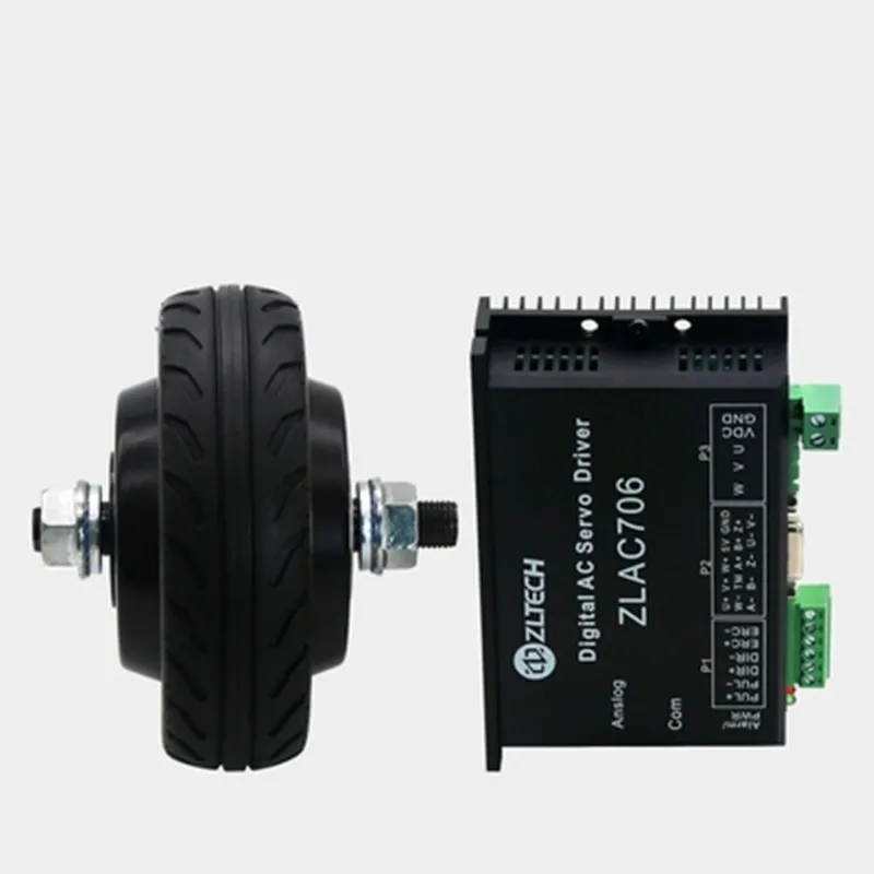 4 inch 108mm Wheel Hub Servo Motor& Drive CAN RS232 Dual Shaft 100W Micro Robot Wheel Motor 8A DC24V AGV Car Wheel Motor 600RPM
4 inch 108mm Wheel Hub Servo Motor& Drive CAN RS232 Dual Shaft 100W Micro Robot Wheel Motor 8A DC24V AGV Car Wheel Motor 600RPM