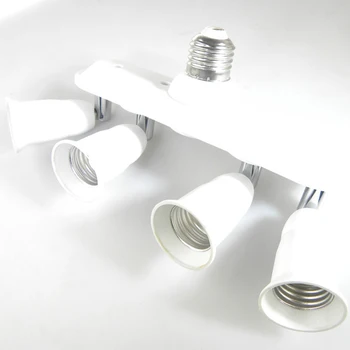 E27/E26 To 4 E27/26 Socket Head Conversion Universal Light Holder Electric Lamp Base Decoration Rotates Home Use Multifunctional
E27/E26 To 4 E27/26 Socket Head Conversion Universal Light Holder Electric Lamp Base Decoration Rotates Home Use Multifunctional