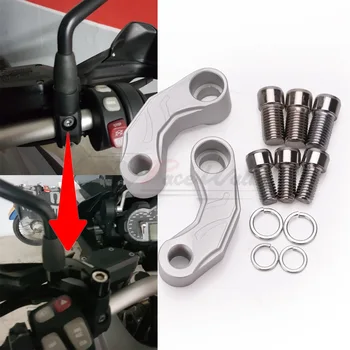 Motorcycle modification accessories rearview mirror mounting extender CNC aluminum alloy for bmwr1250gs 2019-2020 
Motorcycle modification accessories rearview mirror mounting extender CNC aluminum alloy for bmwr1250gs 2019-2020