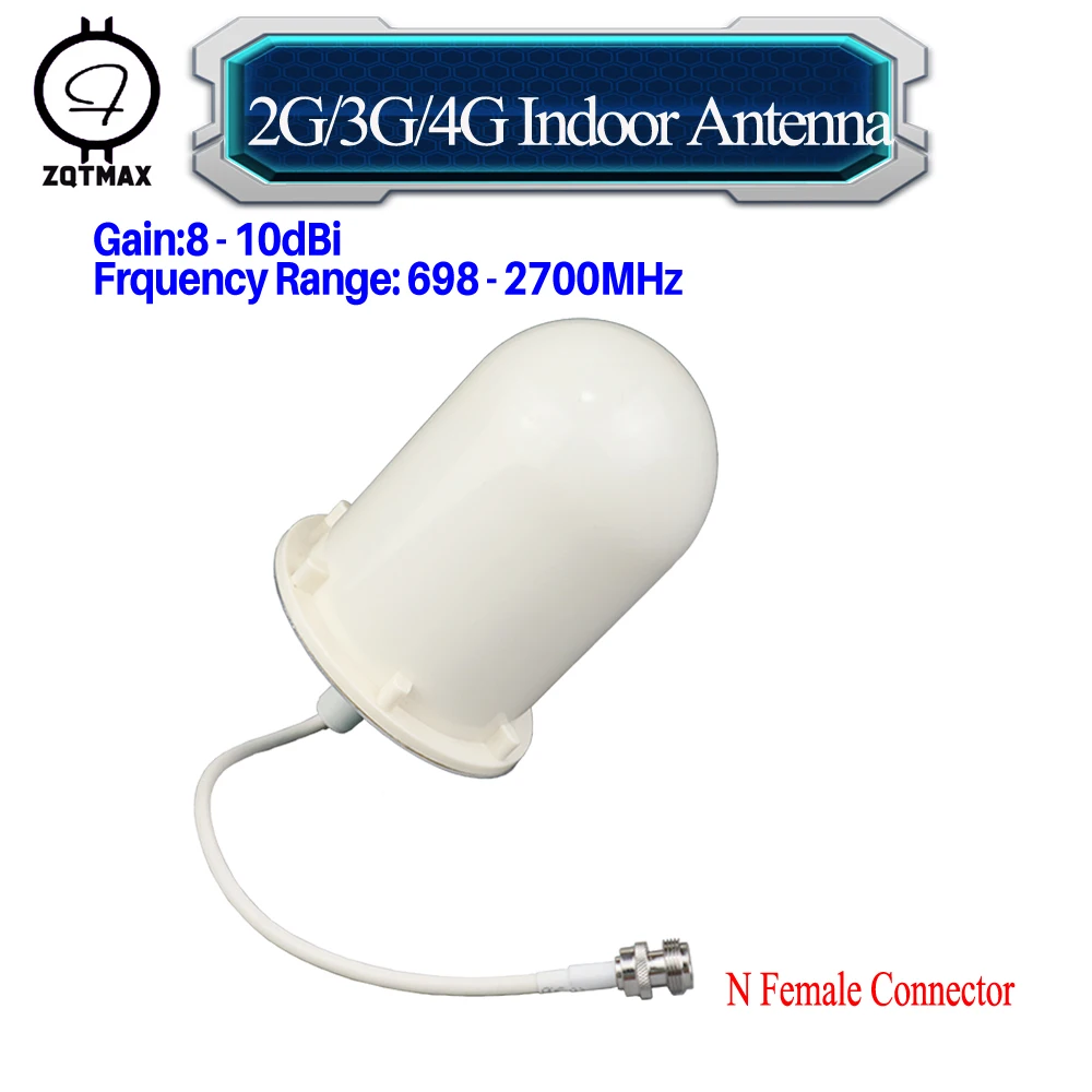 ZQTMAX 10dBi LTE cellular signal booster antenna for 698 - 2700 mhz 2g 3g 4g repeater GSM CDMA UMTS WCDMA PCS 2600 amplifier
ZQTMAX 10dBi LTE cellular signal booster antenna for 698 - 2700 mhz 2g 3g 4g repeater GSM CDMA UMTS WCDMA PCS 2600 amplifier