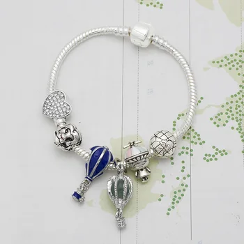 Boy blue balloon lion charm beads bracelet
Boy blue balloon lion charm beads bracelet