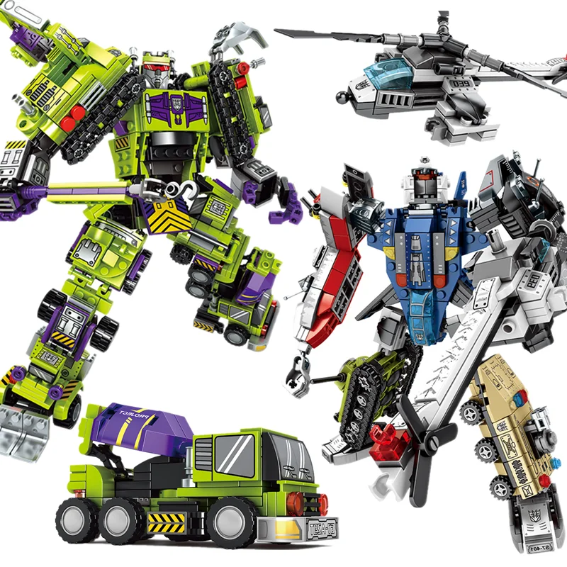6in1 2020 Military Series City War Mecha Robot legoINGlys Engineering Transformation Car Building Blocks Bricks Children Toys
6in1 2020 Military Series City War Mecha Robot legoINGlys Engineering Transformation Car Building Blocks Bricks Children Toys